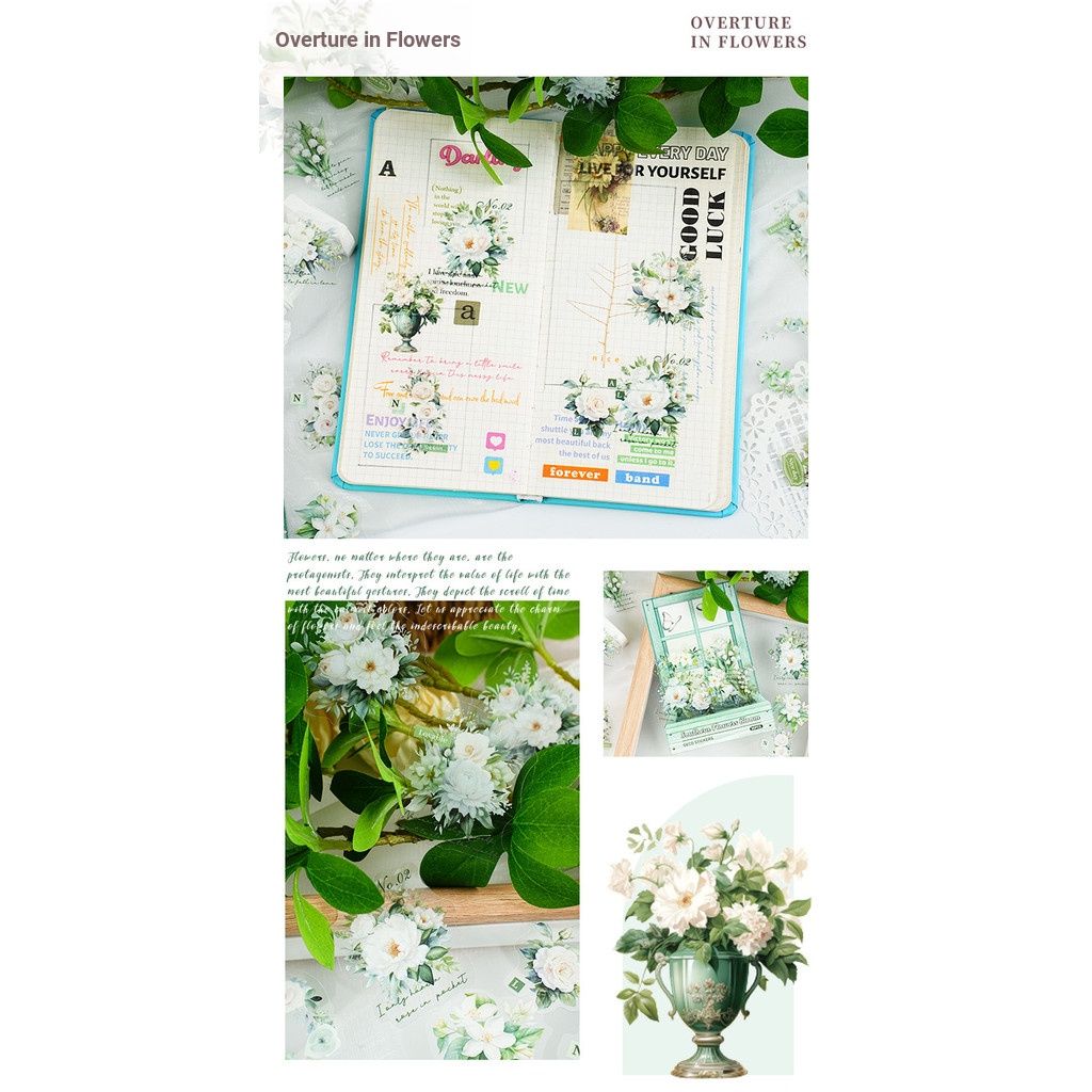 สติ๊กเกอร์แพ็ค South City Flower Period Series Small รูปที่ 5