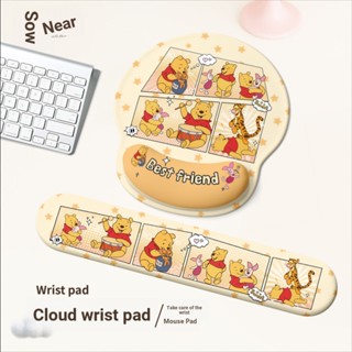 แผ่นรองเมาส์ข้อมือหมีพูห์น่ารักหมีพูห์สํานักงานแป้นพิมพ์คอมพ…