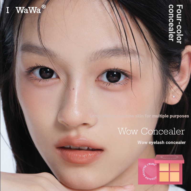 Iwawa คอนซีลเลอร์ Brightening Powder คอนซีลเลอร์กลอสคอนซีลเลอร์รอยสิว Tear Trough Dark Circles Hold 