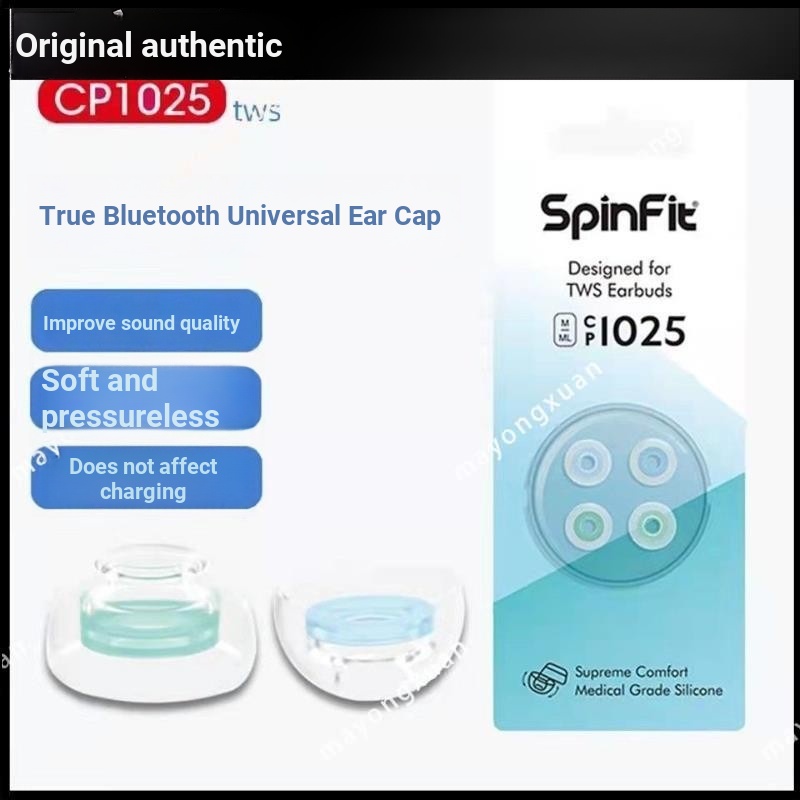 Spinfit cp1025 tws ชุดหูฟังบลูทูธปลั๊ก oppoencox เคสซิลิโคน Redmi airdots3pro หมวกหูฟัง Earmuffs หูห