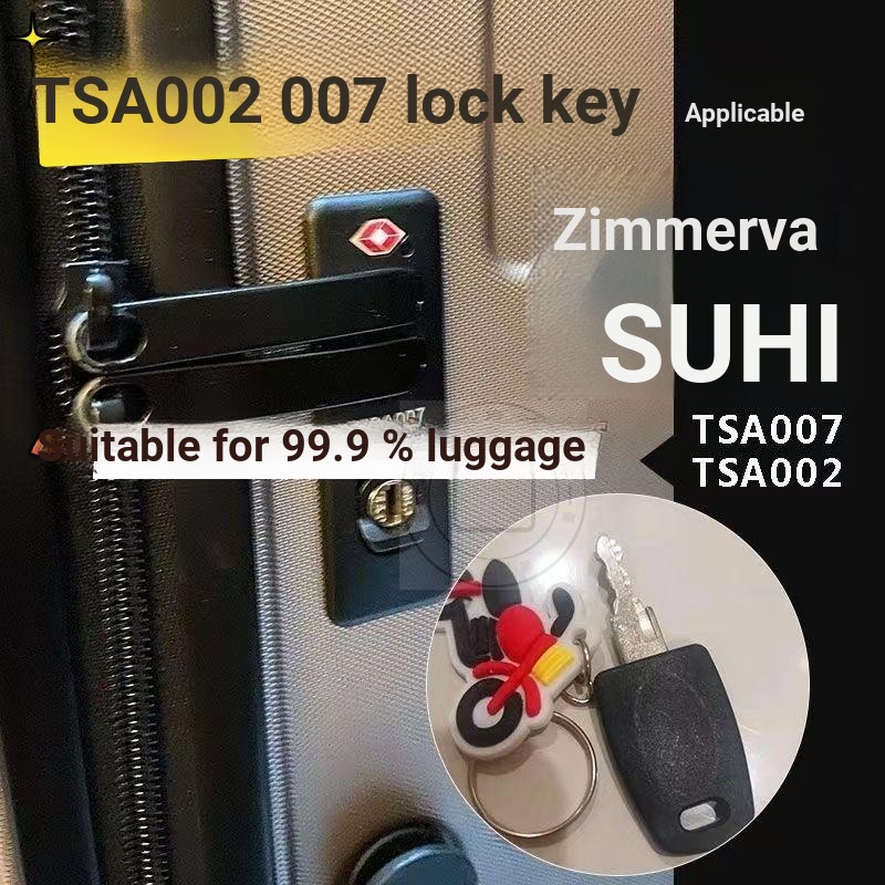 Customs ล็อครถเข็น Key TSA007 Key TSA002 Key รหัสผ่านกรณี Key กระเป๋าเดินทาง Key Customs Key ยี่ห้อก