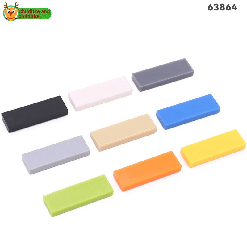 เข้ากันได้กับเลโก้ 63864 1X3 แผงเคลือบเงาชิ้นส่วนคุณภาพสูง MOC ของเล่น DIY ประกอบของเล่นวิทยาศาสตร์ก