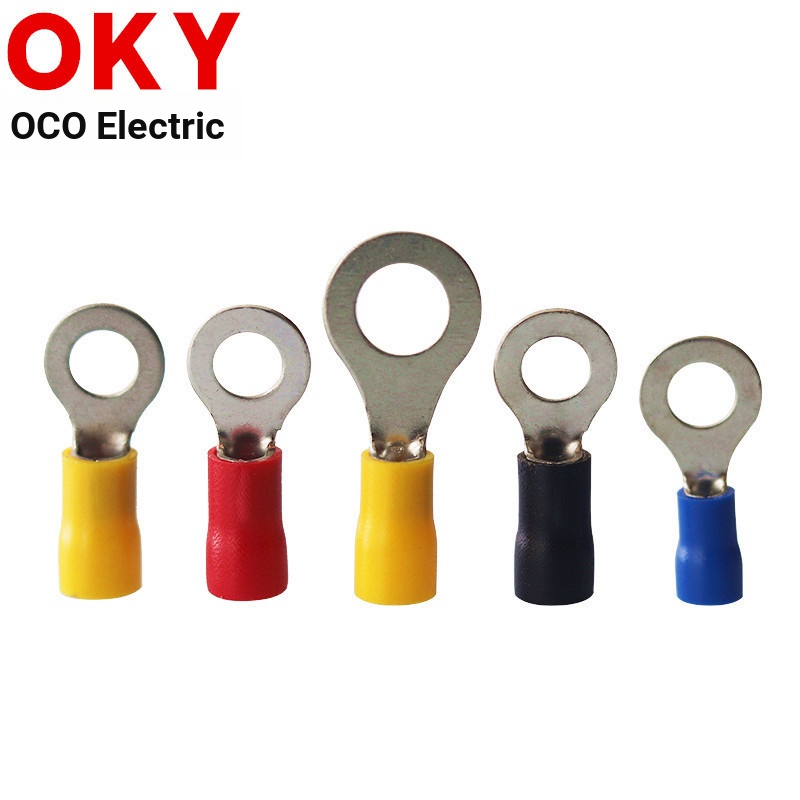 R RV1.25-3.2 เทอร์มินัลกดเย็น RV2-4 รอบเทอร์มินัลฉนวนล่วงหน้า O-Ring RV2-6 ลวดทองแดงหู