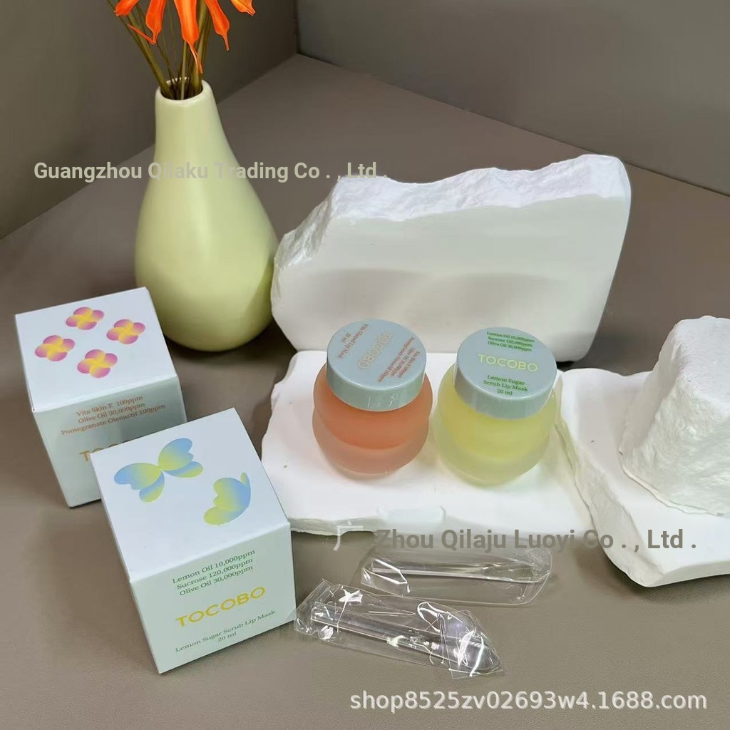 พิเศษสําหรับเกาหลี TOBOCO Lip Mask Sleeping Lip Balm Nourishing Lip with Oil Moisturizing Exfoliatin