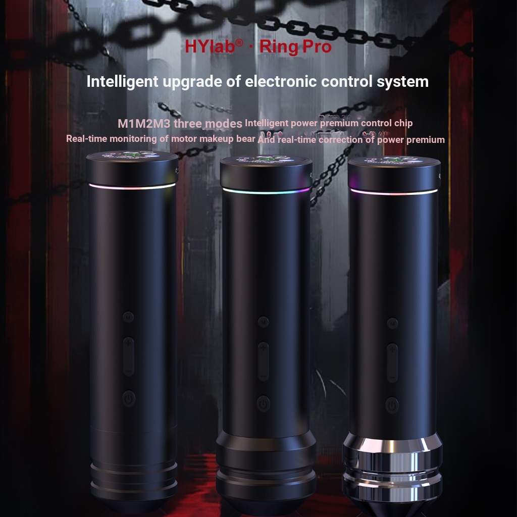 Red Leaf Ring Pro ปากกาสักสามโหมด Secant Fogging Dot Tattoo Integrated Tattoo Machine Jingzhe อุปกรณ