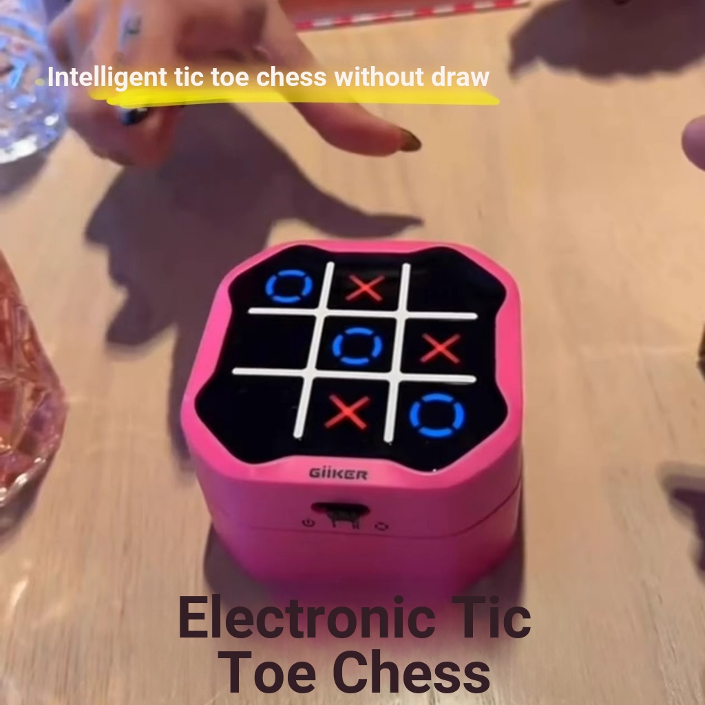 Tic Tac Toe Chess Electronic Fun Children Smart Educational Focus Memory Toy กระดานหมากรุกมัลติฟังก์