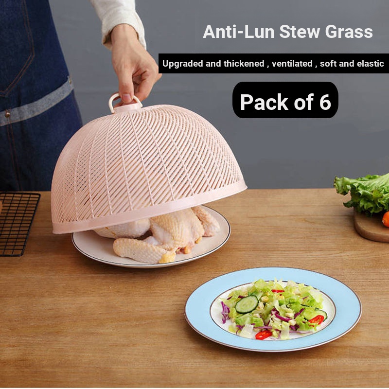 Fly Table Cover Anti-dust ฝาครอบจานในครัวเรือนฝาครอบจานอาหารยุง Fly-proof โต๊ะรับประทานอาหารฝาครอบจา