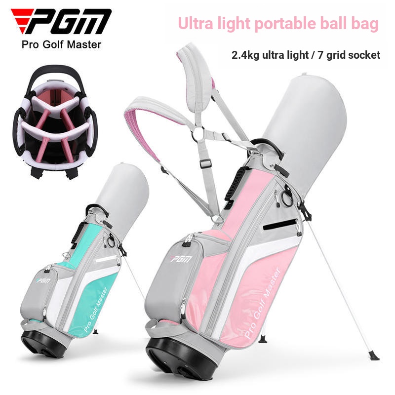 PGM Golf Bag Ladies Bracket Ball Bag Lightweight Club Bag Backpack 7-Hole Sports Ball Bag Golf Golf