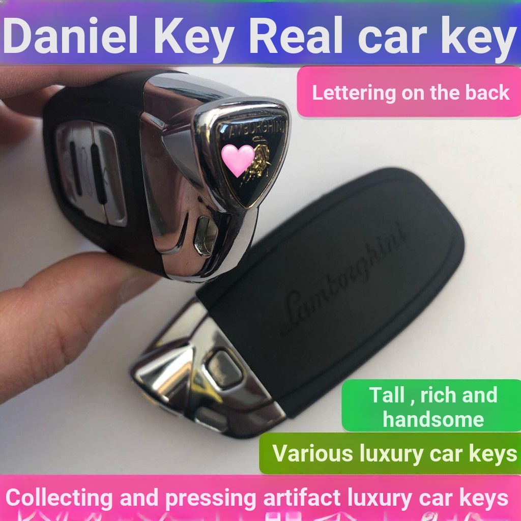 ที TM┋คอลเลกชันกุญแจจําลองรถทั่วไป Lamborghini Benz BMW Audi Land Rover Maserati กุญแจรถรุ่น