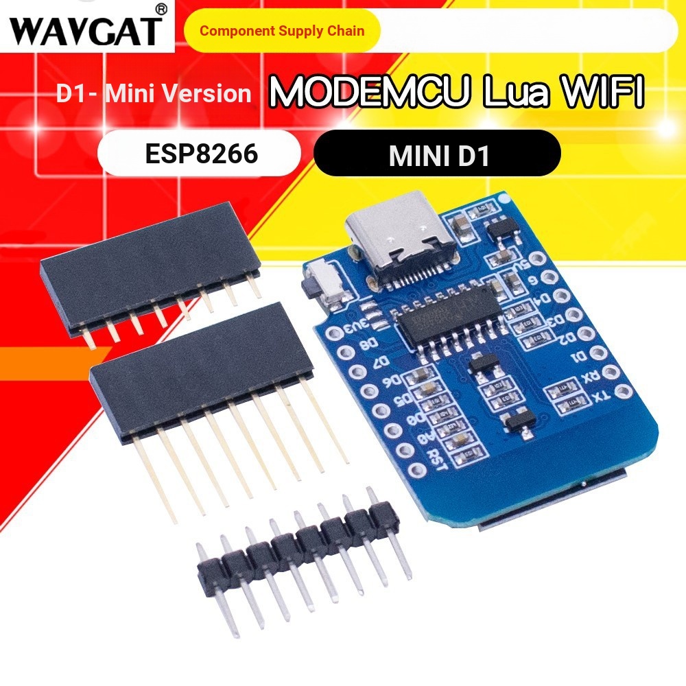 WeMos D1 Mini Pro V3.0 NodeMcu บอร์ดพัฒนาตาม ESP8266 CH340G