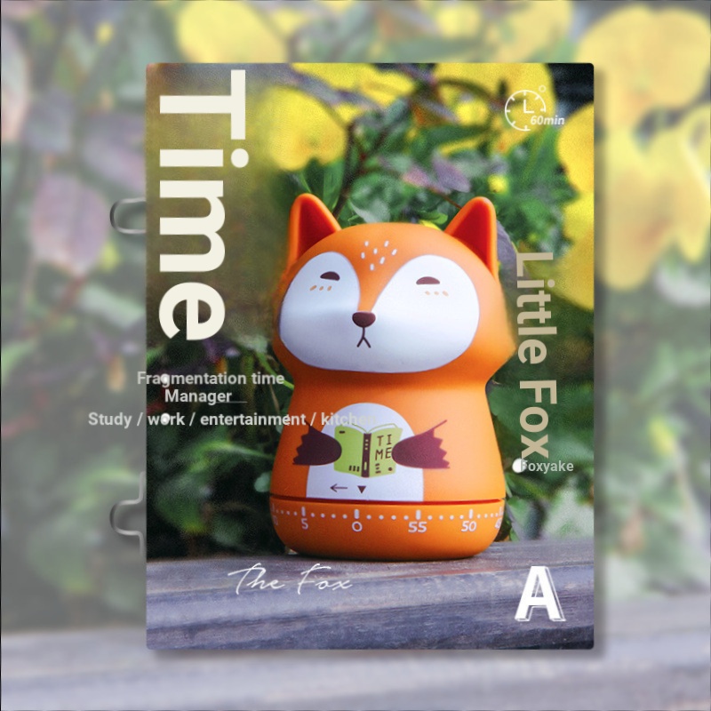[บ้านมีความสุข] การ์ตูนสัตว์น่ารักจับเวลานับถอยหลังสําหรับนักเรียนและครัว