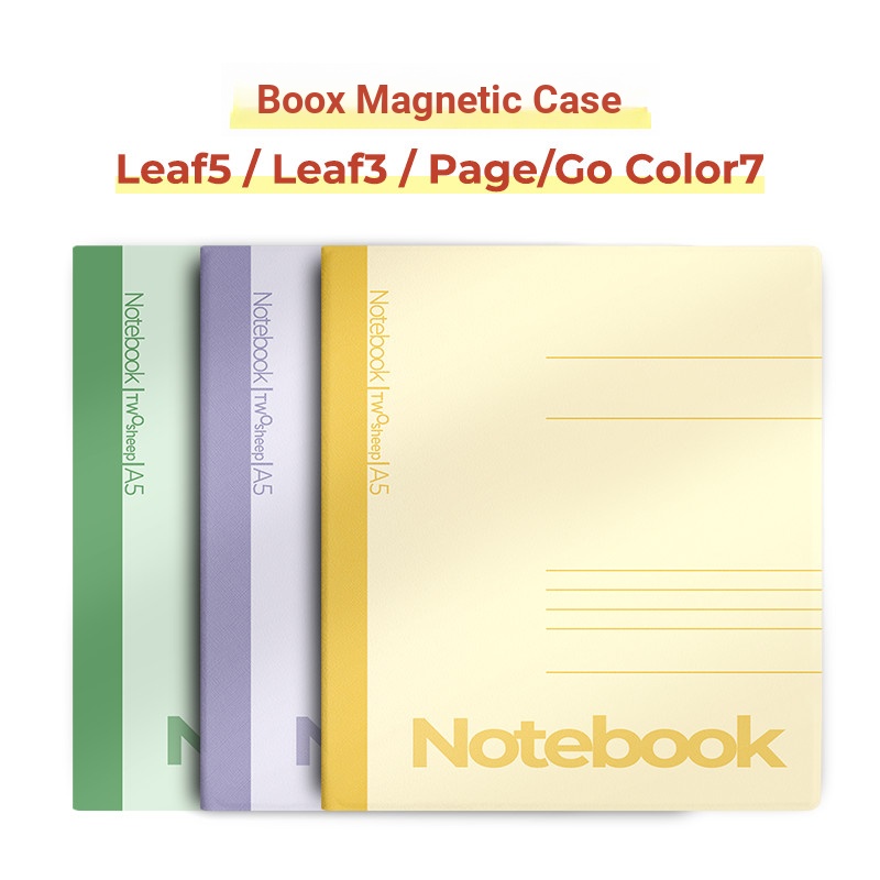 Aragonite go7 เคสป้องกัน BOOX Lea5c E-Book Leaf3/3c กรณีป้องกันกรณีแม่เหล็ก Awakening หน้า 7 นิ้ว On