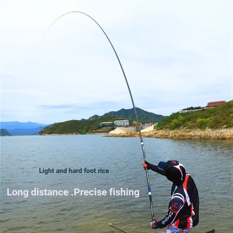 Dawa Cannon Rod 9/10/12/13/15/18m 19 เบ็ดตกปลาคันเบ็ดมือแสงอัลตร้าSuper Hard Nesting Rod