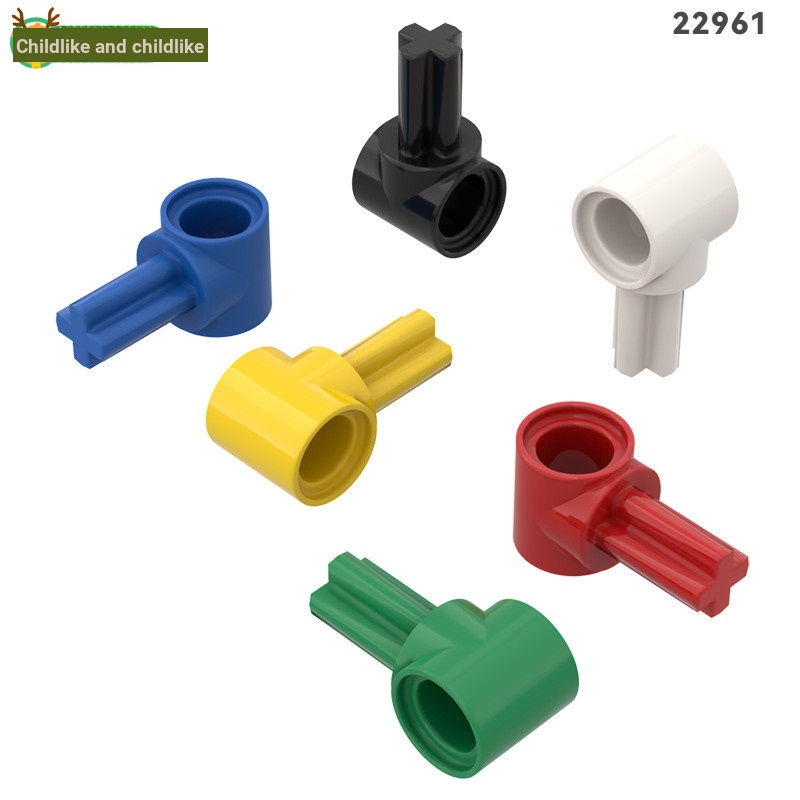 เข้ากันได้กับเลโก้22961ข้ามเพลาเชื่อมต่อที่มีสายฟ้าหลุมชิ้นส่วนคุณภาพสูงมอคของเล่นทําเองประกอบของเล่