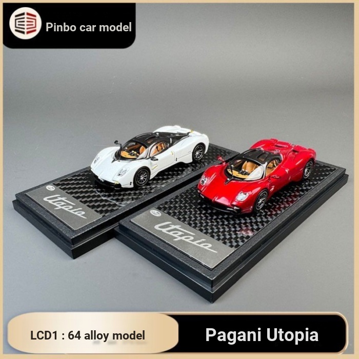 LCD 1: 64 Pagani Pagani Utopia Utopia Supercar โมเดลรถโลหะผสม