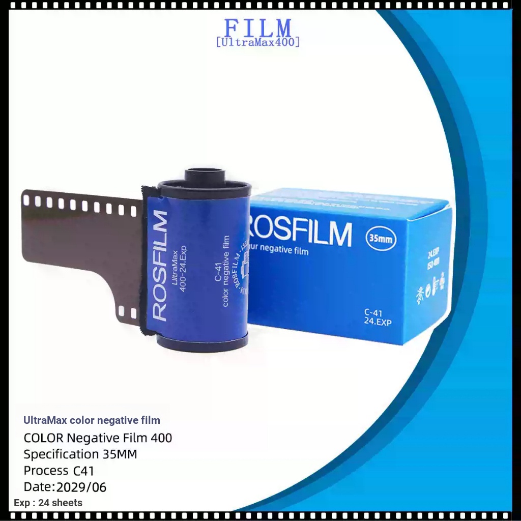 Nés UltraMax Color Negative Film 135 Film All-Around 400 องศา Rinse C41 Film 35mm Film