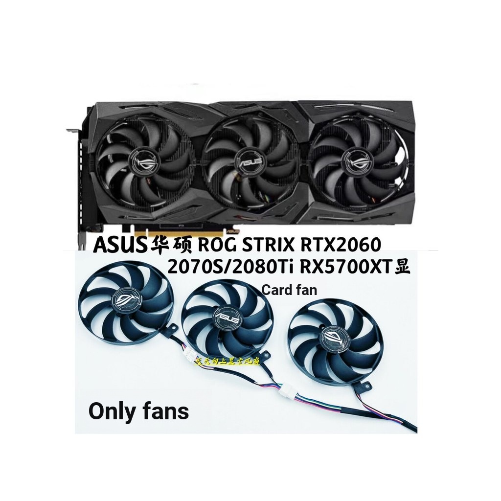 [ขายเฉพาะแฟนๆ] ASUS ASUS ROG STRIX RTX2060 2070S2080Ti RX5700XT กราฟิกการ์ดพัดลมเงียบ