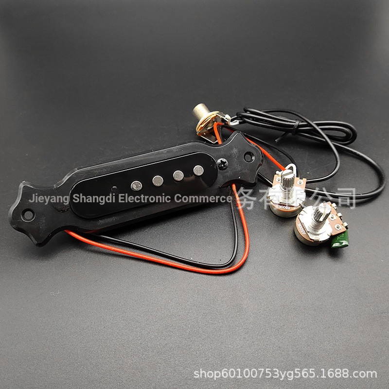 กีต้าร์โปร่ง Sound Hole Pickup กีต้าร์โปร่ง Modified Line 6 Magnetic Column Mount Pickup Set