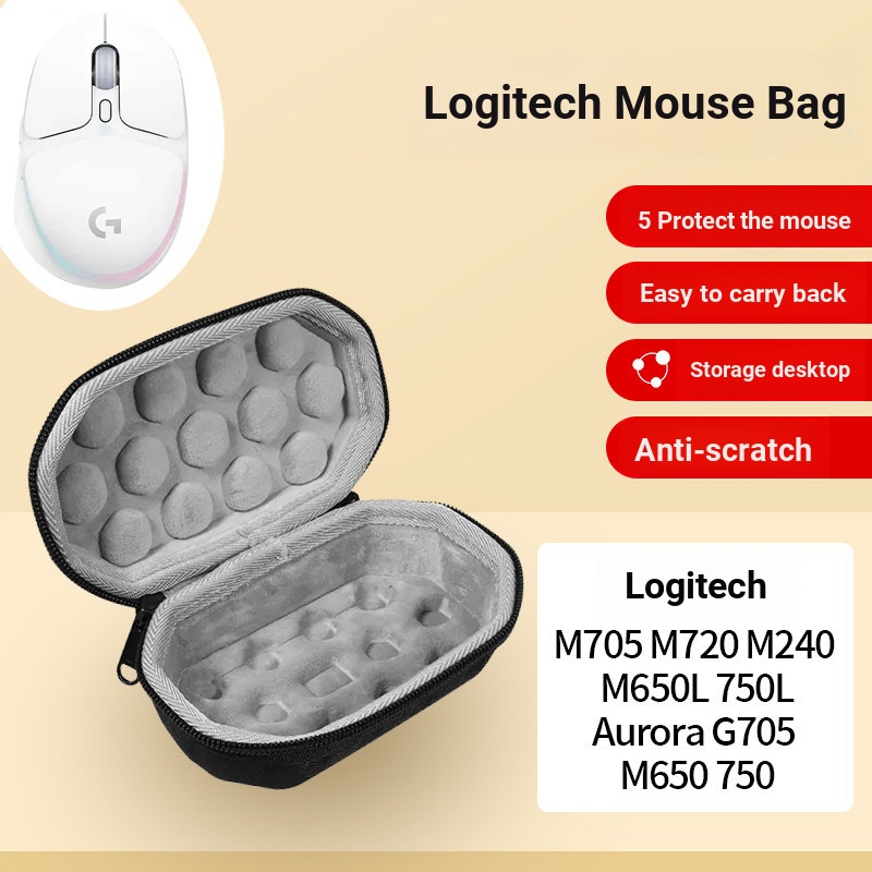 เหมาะสําหรับ Logitech M705 M240 กระเป๋าเก็บเมาส์ M650L 750L Gaming Aurora G705 Aurora กระเป๋าเก็บการ