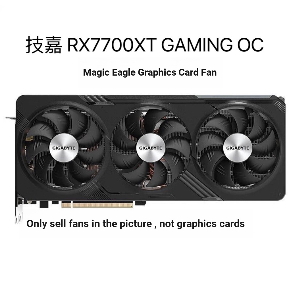 พัดลมการ์ดกราฟิก Gigabyte RX7700XT GAMING OC Magic Eagle