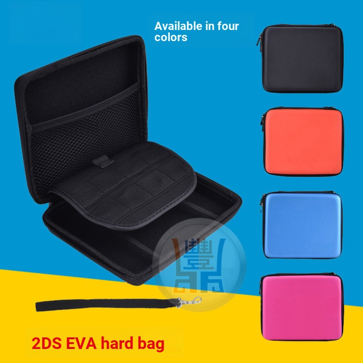 Nintendo 2DS Hard Bag 2DS Host Protection Bag 2DS EVA Bag พร้อมสายคล้องมือ 2DS Storage Bag