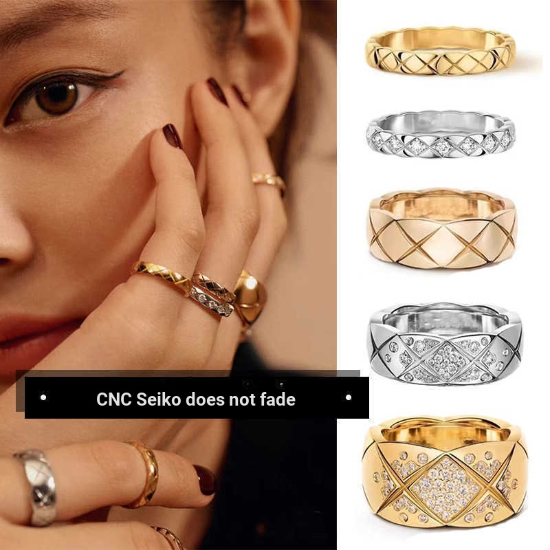 High Version V Gold Plated COCO แหวนเพชร 7.20.al.shhu