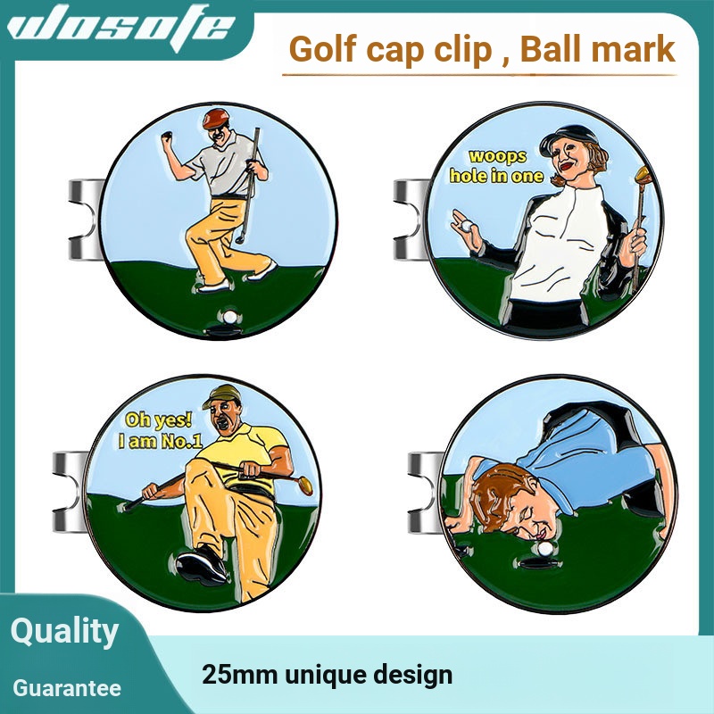ราคาต่ํา Sekill Golf Mark Golf Mark Golf Mark 25mm Metal Round Coin Ball Mark