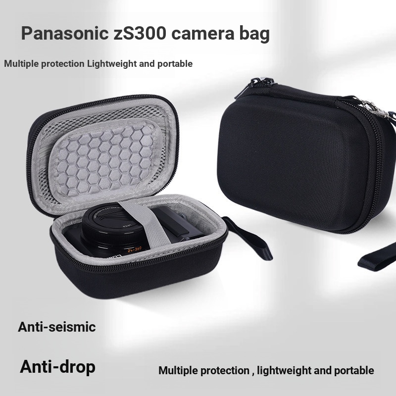 เหมาะสําหรับกระเป๋ากล้อง Panasonic ZS300 เครื่องการ์ดเปลือกแข็ง Panasonic zs99 zs110 กระเป๋าเก็บกล้อ