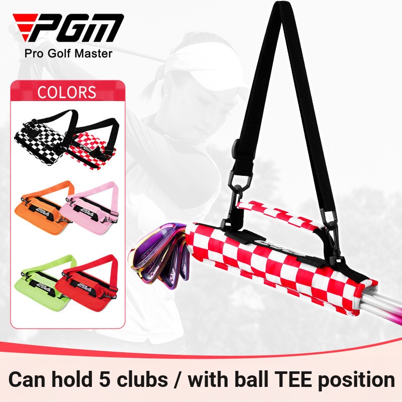 PGM สามารถถือ 5 Sticks Golf Bag Mens Simple Gun Bag Portable Mini Small Ball Bag Tube-2025 Golf Club