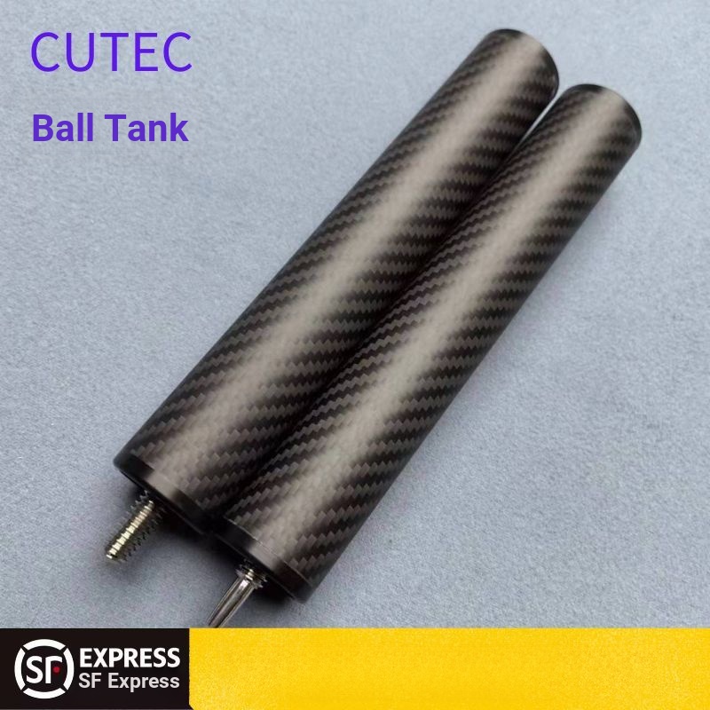 SF cuetec cuetec Ball Tank เทคโนโลยีสีดําคาร์บอนไฟเบอร์ + AVID Poseidon บิลเลียดคิว Extension Handle