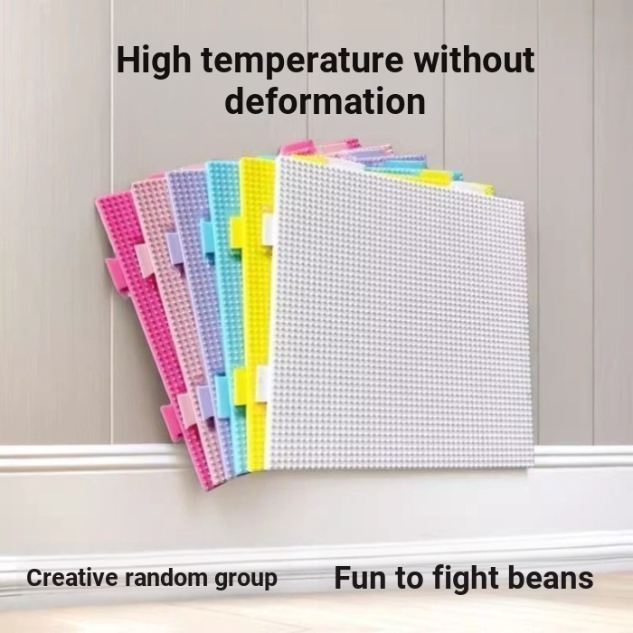 52 เล็บทนอุณหภูมิสูง Bean Puzzle Board ถั่วโปร่งใสฐานปริศนาบอร์ด Backing Board เครื่องมือเสริม Bean 
