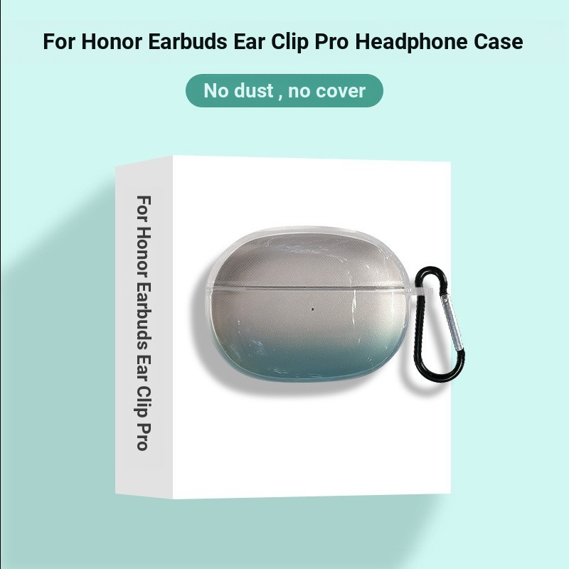 เหมาะสําหรับ Honor Earbuds Ear Clip-On Headphone Pro เคสป้องกันโปร่งใส Honor Ear Clip-On Pro เคสหูฟั