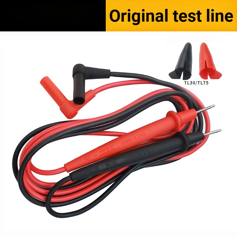 FLUKE FLUKE ปากกามัลติมิเตอร์ TL75 ตะกั่วทดสอบ TL30 Universal Clamp Meter Stick TL10 TL71 TL175