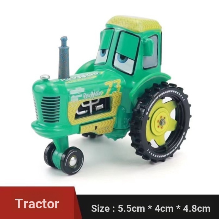รถแข่ง ของเล่นโลหะผสม McQueen Tractor Frank Racing Story Tractor