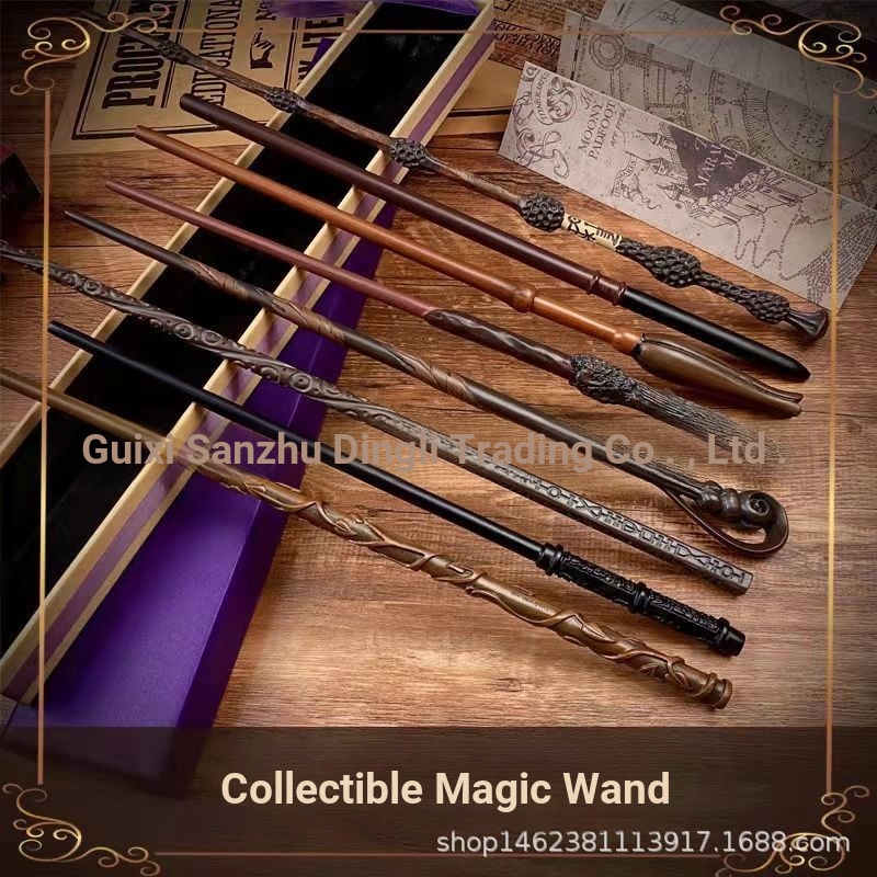 ไม้กายสิทธิ์แฮร์รี่ พอตเตอร์ USJ Retro Metal Core ไม้กายสิทธิ์คอสเพลย์อุปกรณ์ประกอบฉากโรงงานเรือชิ้น