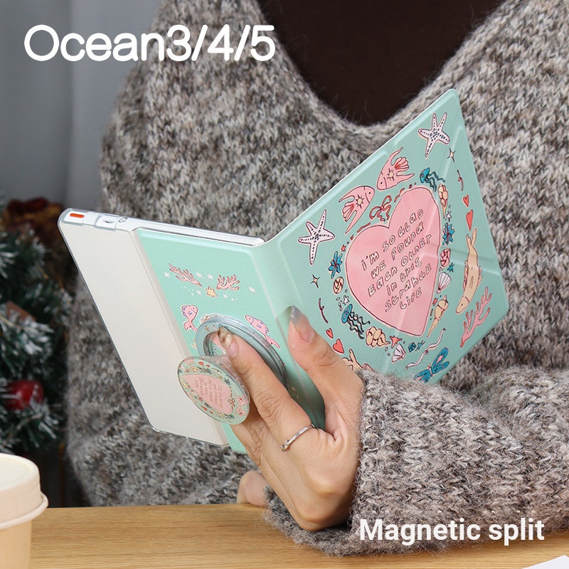 Bihai Aragonite leaf5 +/ 5/5c ปาล์มอ่าน ocean4 กรณี ocean5 การแยกแม่เหล็ก ocean Stacking Bracket 4tu