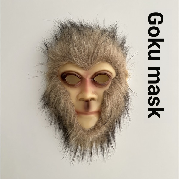 ~~ 2024 Black Myth Goku Mask cos Black Goku Headgear Game Character Dress Up Son Goku Mask Batch