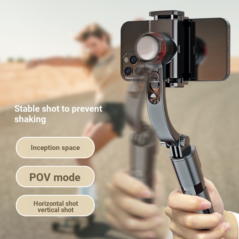Mini Handheld Gimbal Stabilizer L18S โทรศัพท์มือถือ Selfie Stick Anti-Shakeing Selfie Handy เครื่องม