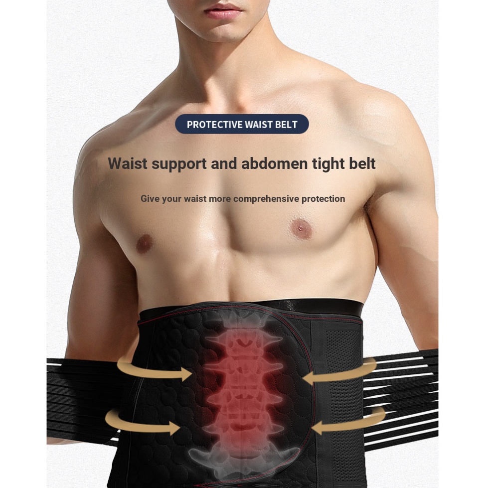 ผู้ชาย Belly-แคบเบียร์ Belly Girdle Hollow Belly Slim-fit เข็มขัดกีฬาผู้ชาย Belly-ลด Belly-ป้องกัน