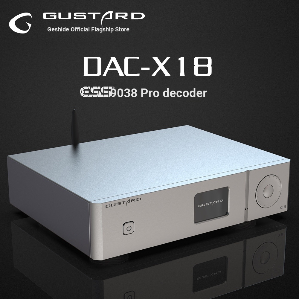 GUSTARD DAC-X18 ES9038PRO Balanced Decoder MQA ถอดรหัสเต็มรูปแบบ