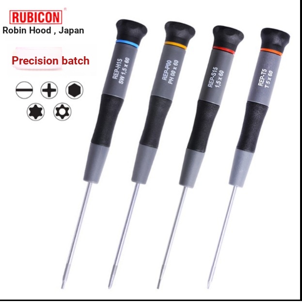 ญี่ปุ่น Robin Hood Rubicon นําเข้า Precision Phillips ไขควงแบน ไขควง ซ็อกเก็ตหกเหลี่ยม Torx