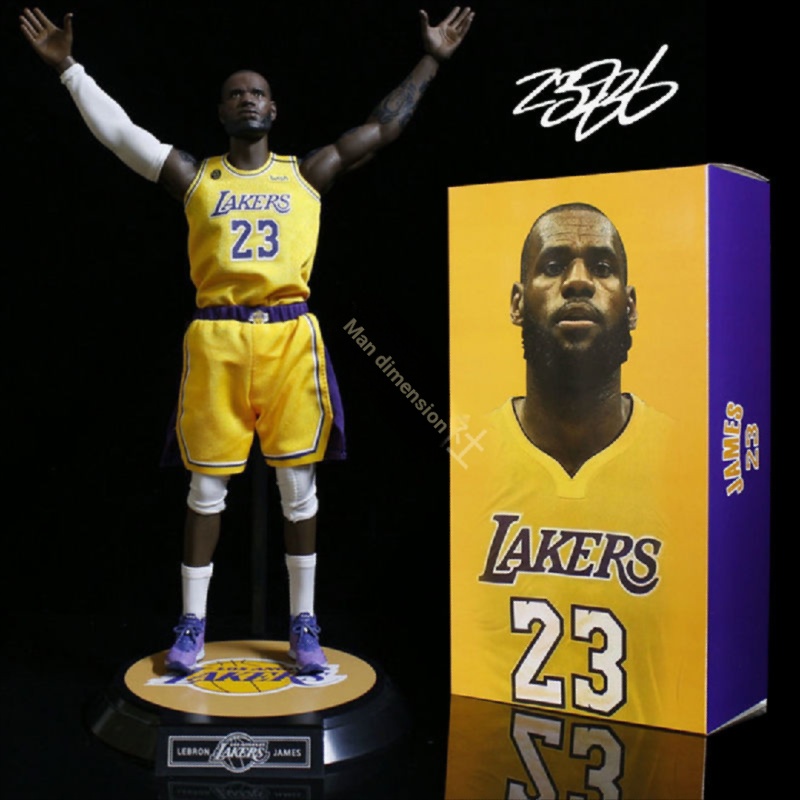 NBA Basketball Star Series LeBrown James James James Lakers James23 Doll Decorative Model Figure