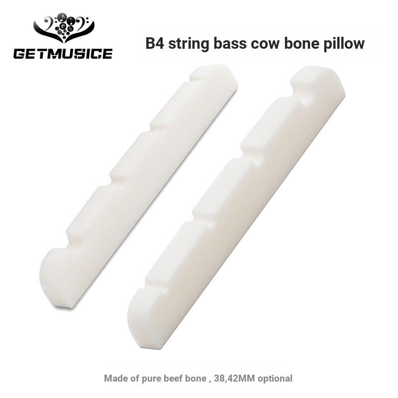 ขายดีที่สุด 4-String JB Bass Beef Bone Nut Beef Bone Nut เปียโนอ่อนนุชอุปกรณ์เสริมเบสไฟฟ้า 38/42x3x5