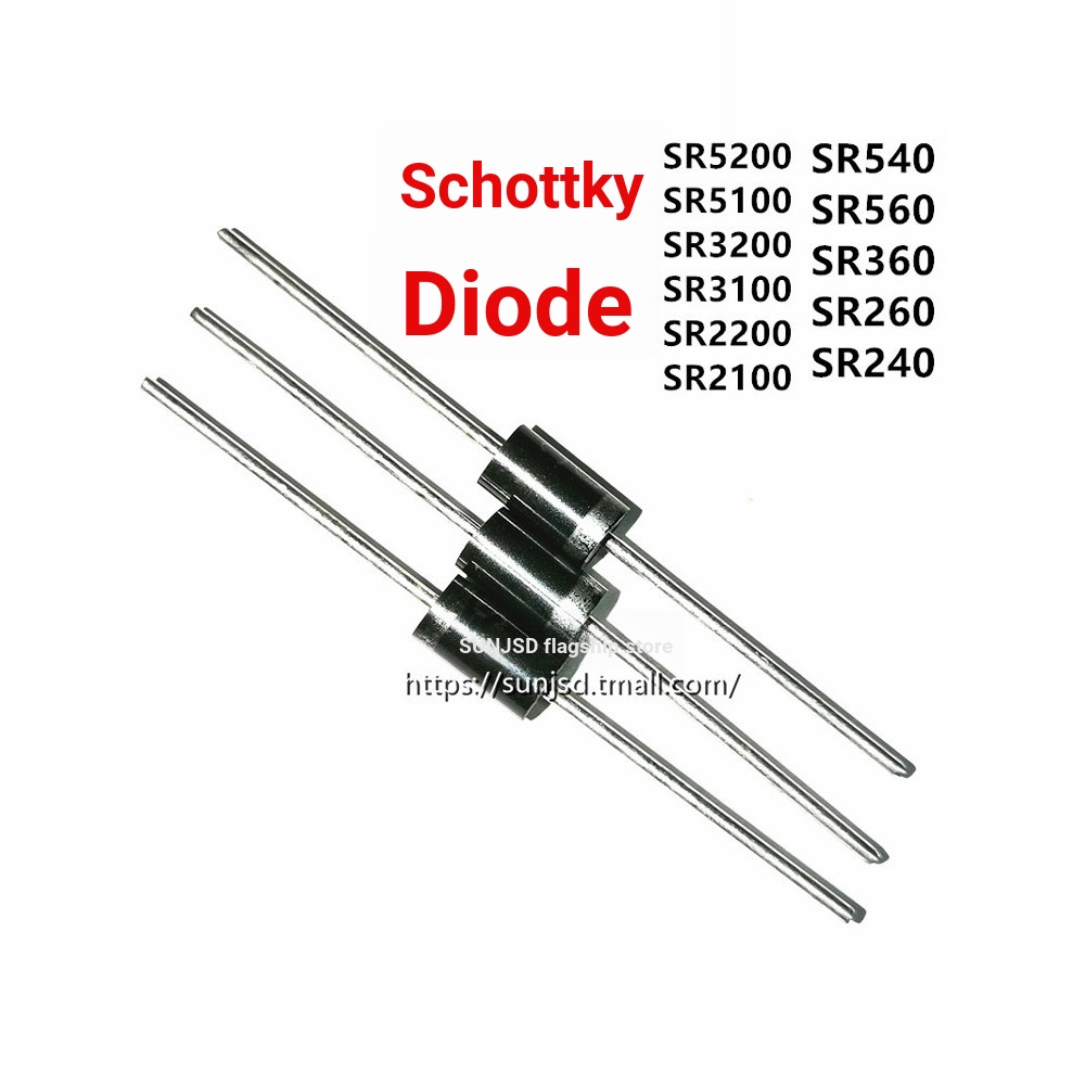 Shottki ไดโอด SR5200 เปลี่ยน MBR5200/SB5200 SR5100 SR560 SR540 5A