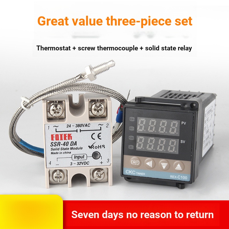 8. R REX-C100 Thermostat 40DA Solid/อุณหภูมิ Sensing Line อุณหภูมิควบคุมพลังงานสูงอัจฉริยะอุณหภูมิคว