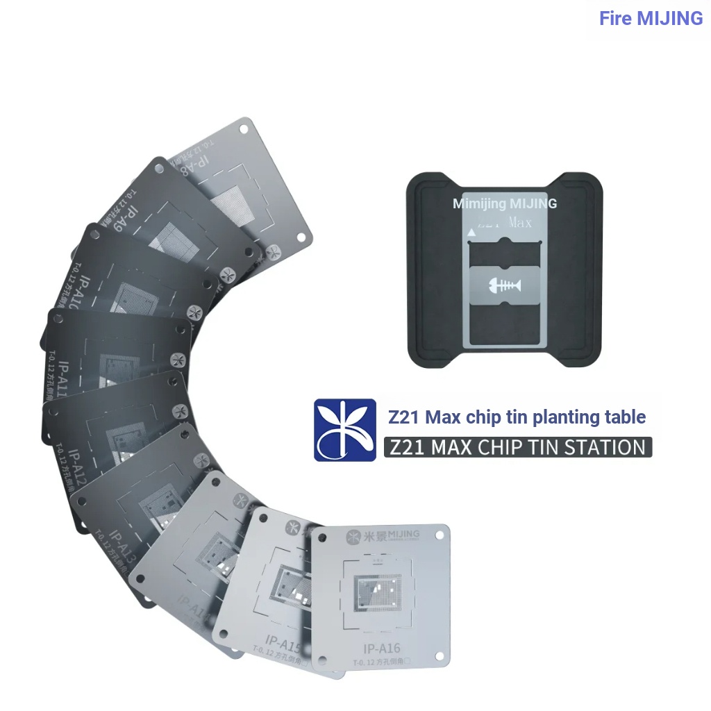 MIJING Z21 MAX ชิปดีบุกสถานีที่แม่นยําสําหรับ IPHONE A8-A16 CPU Qualcomm Snapdragon Hisilicon EMC Re
