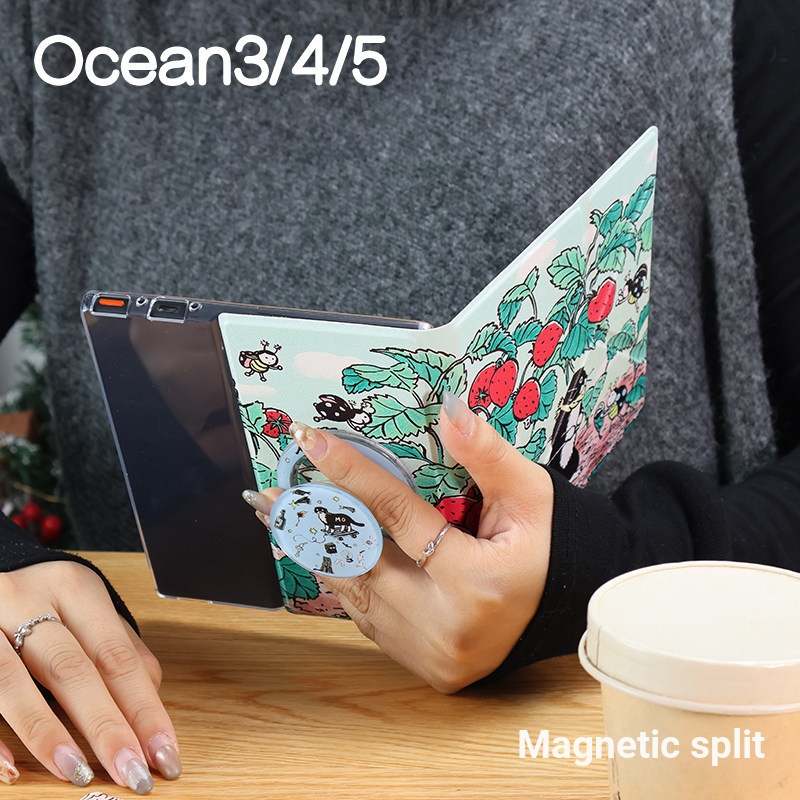 Goonong Aragonite leaf5 +/ 5/5c ปาล์มอ่าน ocean4 เคสป้องกัน ocean5 แยกแม่เหล็ก ocean Stacking Bracke