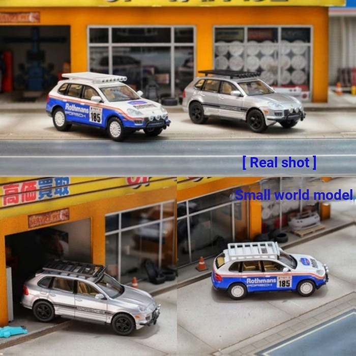 SW 1: 64 Porsche Cayenne Cayenne 957 โมเดลรถโลหะผสม Turbo S