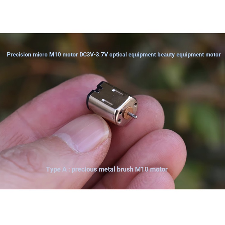 ซี.ซี. ที่ขายดีที่สุด Precision M10 Micro Motor 3V-3.7V อุปกรณ์ออปติคอลอุปกรณ์ความงามไดร์เวอร์มอเตอร