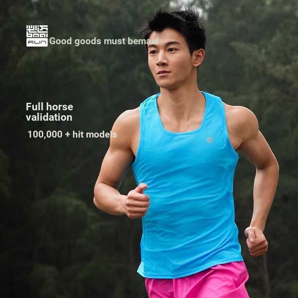 Bimai วิ่งกีฬาเสื้อกั๊กผู้ชายผู้หญิง Breathable 5 ซม.กางเกงขาสั้นแห้งเร็วมาราธอนบางเสื้อแขนกุด